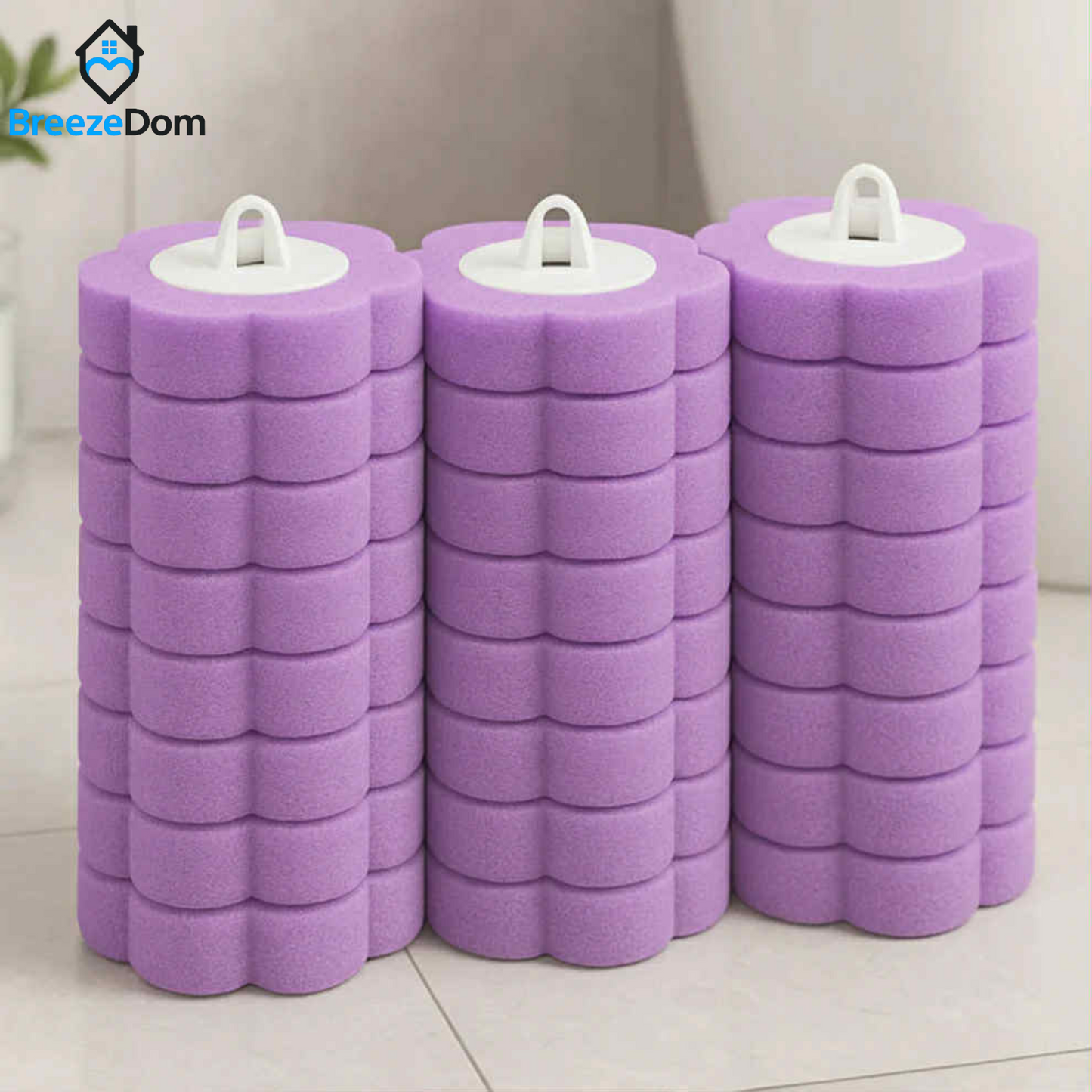 BreezeClean™ Innowacyjna szczotka do WC z wkładami odświeżającymi