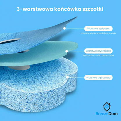 BreezeClean™ Innowacyjna szczotka do WC z wkładami odświeżającymi